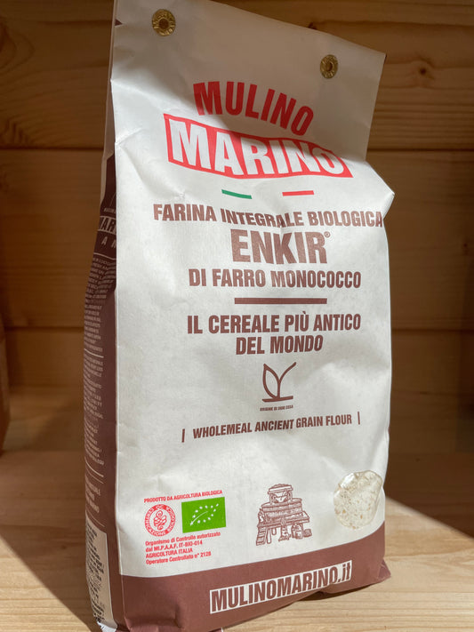 Organic ENKIR Whole Grain Spelt Flour - Mulino Marino