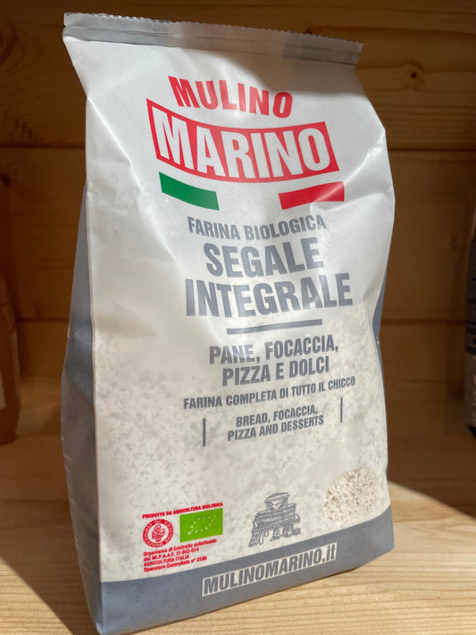 Organic Wholemeal Rye Flour - Mulino Marino