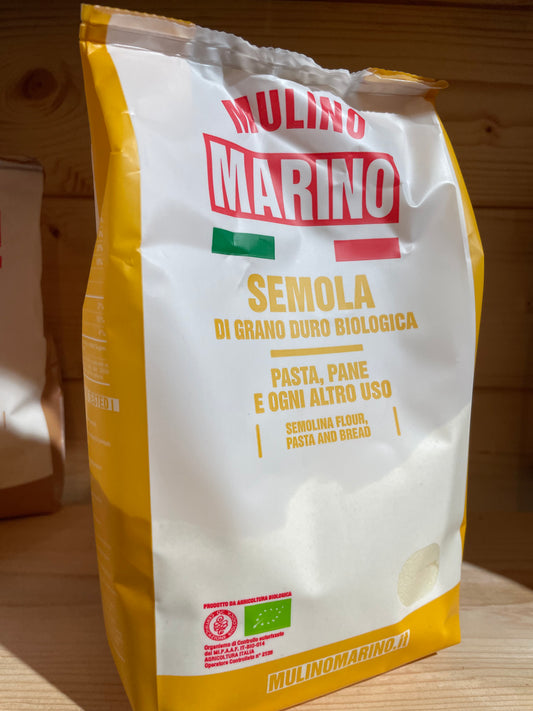 Organic Re-milled Durum Wheat Semolina - Mulino Marino