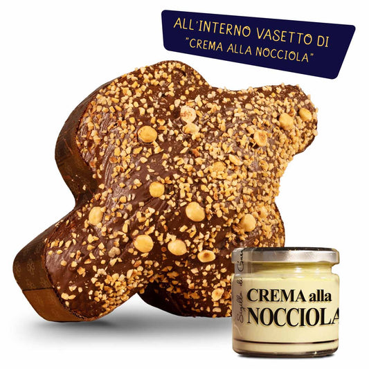 Colomba Nocciolosa + crema alla nocciola da spalmare PRODOTTO ARTIGIANALE