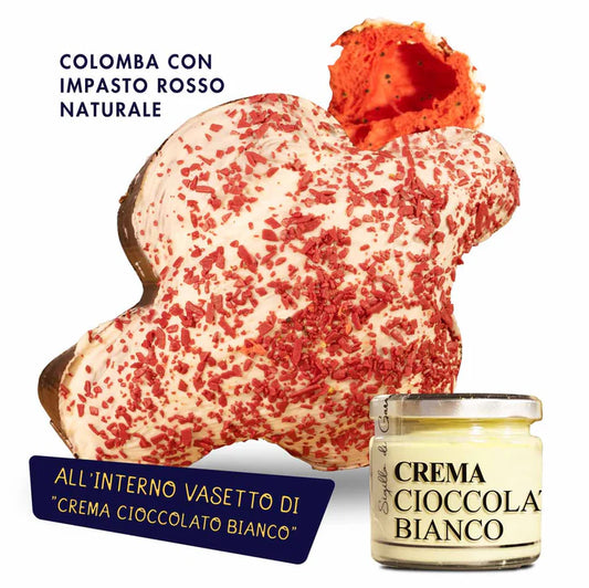 Colomba Red Velvet + vasetto cioccolato bianco PRODOTTO ARTIGIANALE